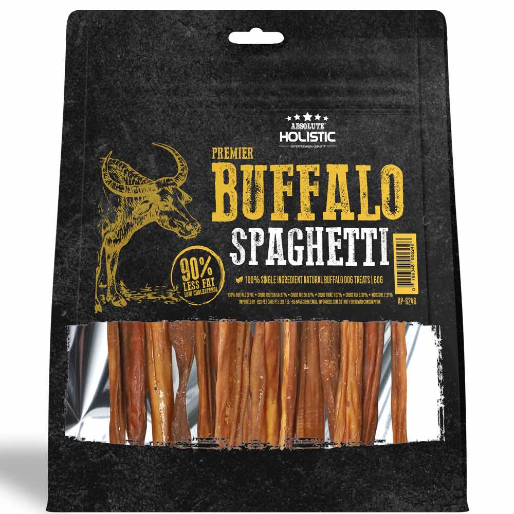Absolute Holistic Premier Buffalo Spaghetti Grain-Free Dog Chews