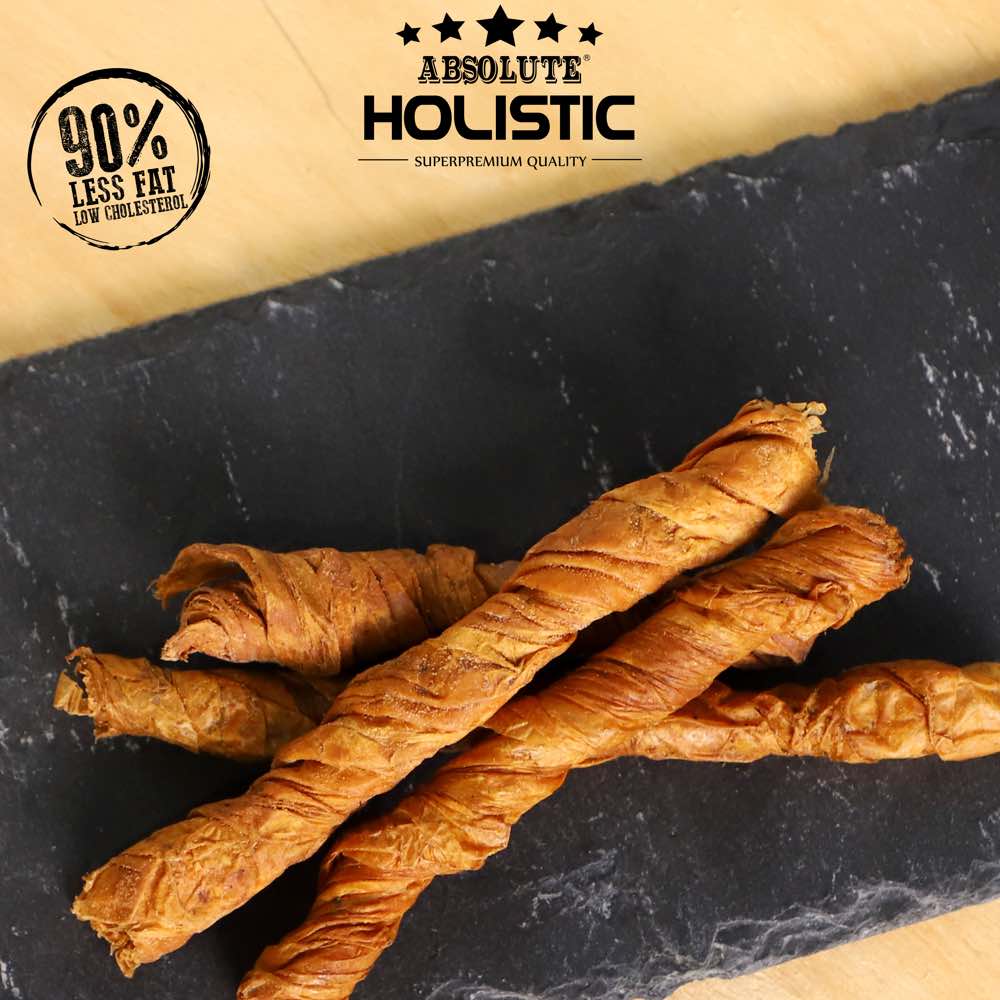 Absolute Holistic Premier Buffalo Twists Grain-Free Dog Chews