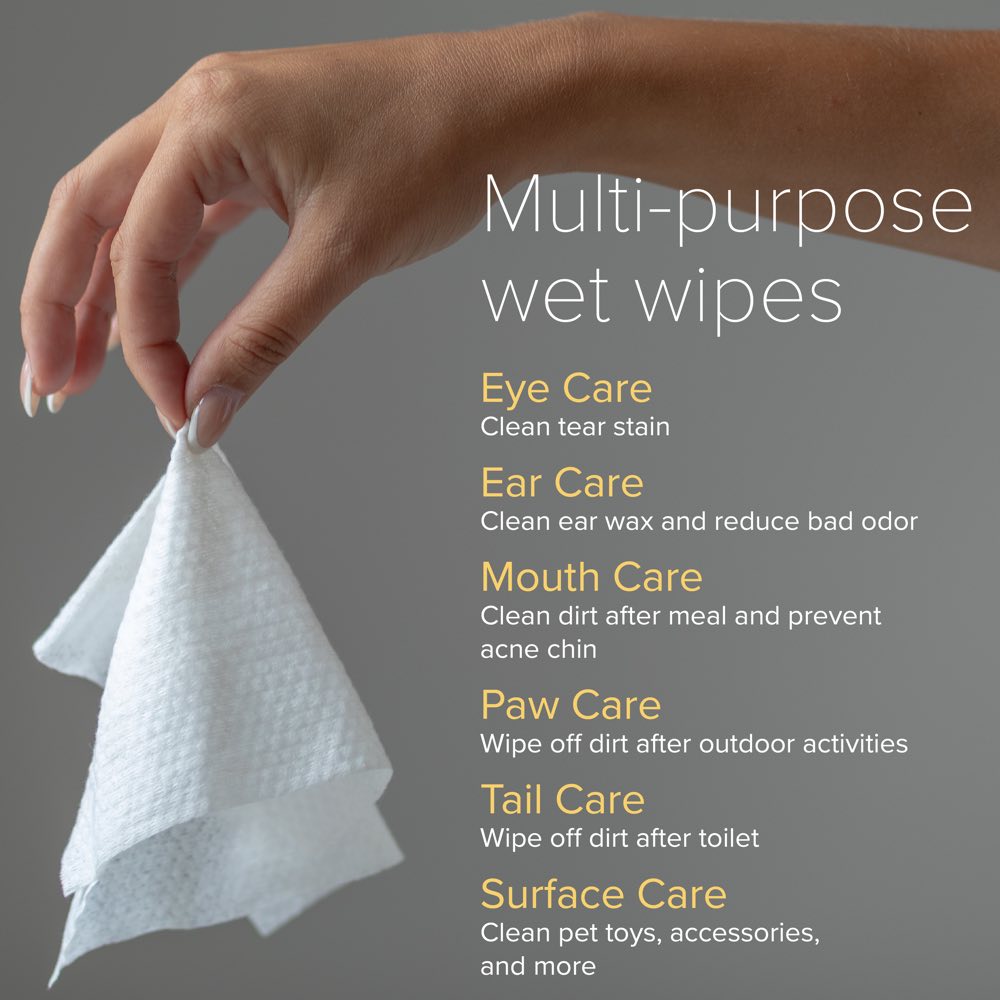 20% OFF: Nurture Pro AG+ Silver Pet Wipes (Unscented) 100ct