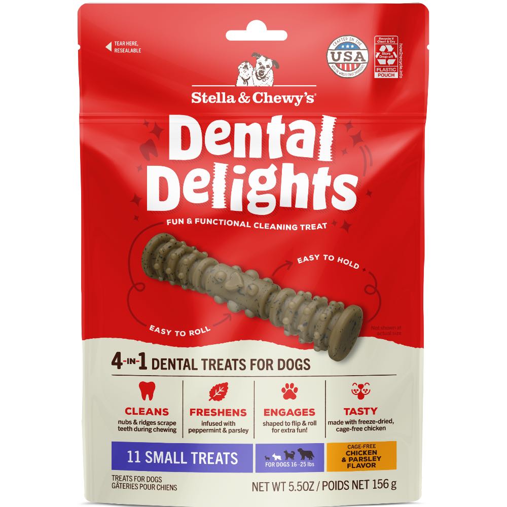 'FREE DENTAL TREATS w 10lb': Stella & Chewy??s Freeze-Dried Raw Coated Kibble Wholesome Grains Beef Small Breed Dry Dog Food
